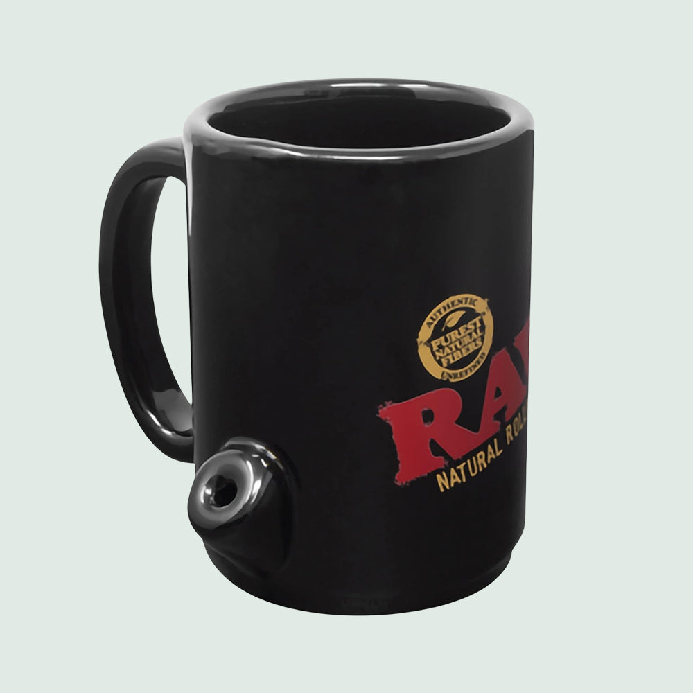 RAW Wake Up &amp; Bake Up Mug - Black Mug - only 16,95 €